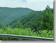 Traveling back through the mountains on I-40