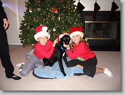 Merry Christmas!  Joshua, Angel, Ciara.