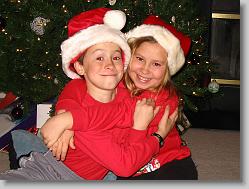 Joshua and Ciara, Christmas 2005