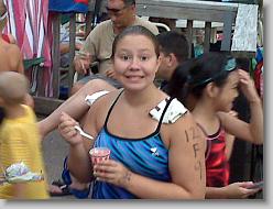 Ciara at swim meet.