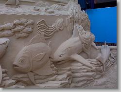 Sand sculpture at the Science Museum of Virginia in Richmond, VA

Shark exhibit over the summer.