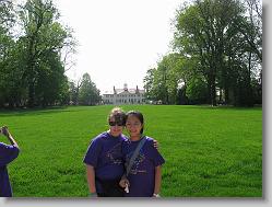 Ciara and Eun-Ji at Mt. Vernon