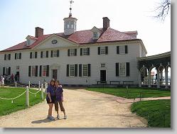 Ciara and Eun-Ji at Mt. Vernon.