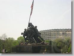 Marine Corps Memorial (Iwo-Jima)
http://www.nps.gov/archive/gwmp/usmc.htm