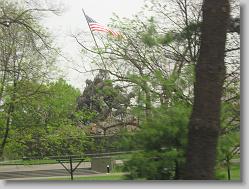 Marine Corps Memorial (Iwo-Jima)
http://www.nps.gov/archive/gwmp/usmc.htm