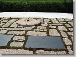 JFK's gravesight.  Eternal Flame.
