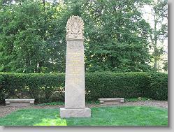 President William Howard Taft Monument.  http://www.arlingtoncemetery.org/visitor_information/president_taft_monument.html