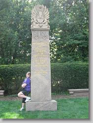 Ciara and President William Howard Taft Monument.
