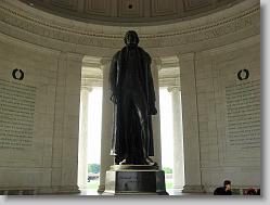 Thomas Jefferson.  Jefferson Memorial.