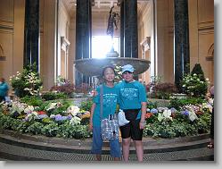 Eun-Ji and Ciara at the National Gallery of Art.