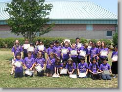 Ciara's 5th grade class at Davis Drive Elementary, Cary, NC - June, 2008