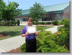 Ciara at Davis Drive Elementary, for the last time...