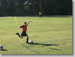 Corner kick (with flair)