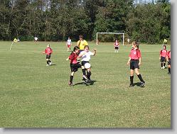 Fighting for position.