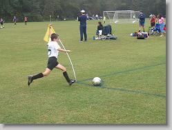 Joshua, the corner kick specialist.