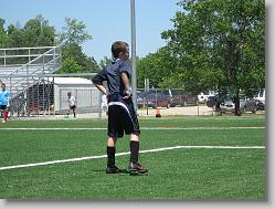 Joshua waiting for action...