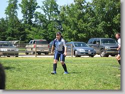 Ciara awaiting the pass.