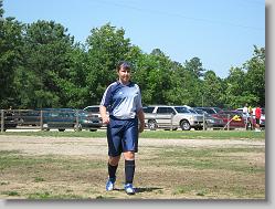 Ciara going to the bench.