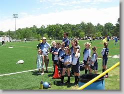Courage awaiting their awards.