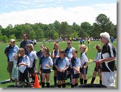 Courage awaiting their awards.