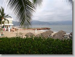 Beach and bay.