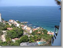 View from the cliffs overlooking the south end of the bay.