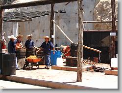 Making Tequila the old-fashioned way.