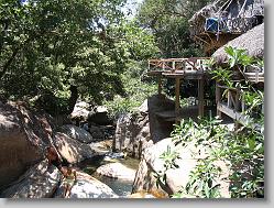 El Eden waterfalls.