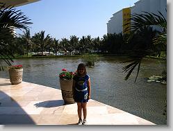 Ciara at hotel.