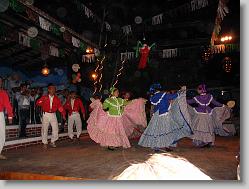 Dancing girls and boys.