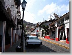 Side street looking inland.