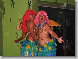 Hector and Hugo dancing.