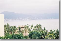Looking across the bay.