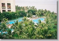 Pool at the hotel.