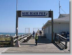 Pier at Kure Beach.