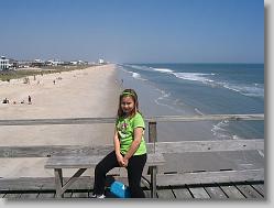 Looking North down the beach.