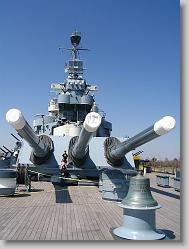 On stern of ship.