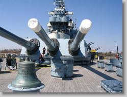 Posing with the big guns.