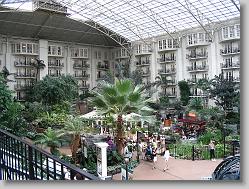 Cascades atrium at the Gaylord Opryland Hotel, Nashville.