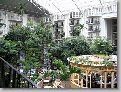 Cascades atrium at the Gaylord Opryland Hotel, Nashville.