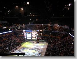 Nashville Predators vs. San Jose Sharks.  Round 1, Stanley Cup playoffs.