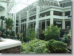 Convention Center entrance form Delta Island atrium.
