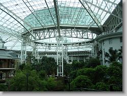 Delta Island atrium at the Gaylord Opryland Hotel.