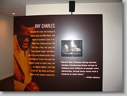Ray Charles exhibit at the Country Music Hall of Fame, Nashville.