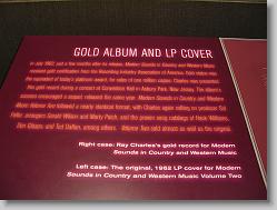 Ray Charles exhibit at the Country Music Hall of Fame, Nashville.