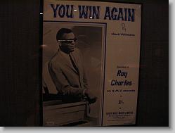 Ray Charles exhibit at the Country Music Hall of Fame, Nashville.