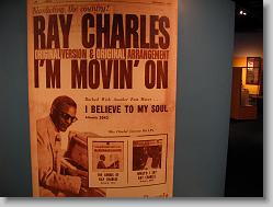 Ray Charles exhibit at the Country Music Hall of Fame, Nashville.