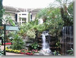 Conservatory atrium at the Gaylord Opryland hotel.