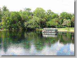 Glass bottom boat at Silver Springs