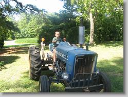 Joshua at the Landess' house in Tapahannock.